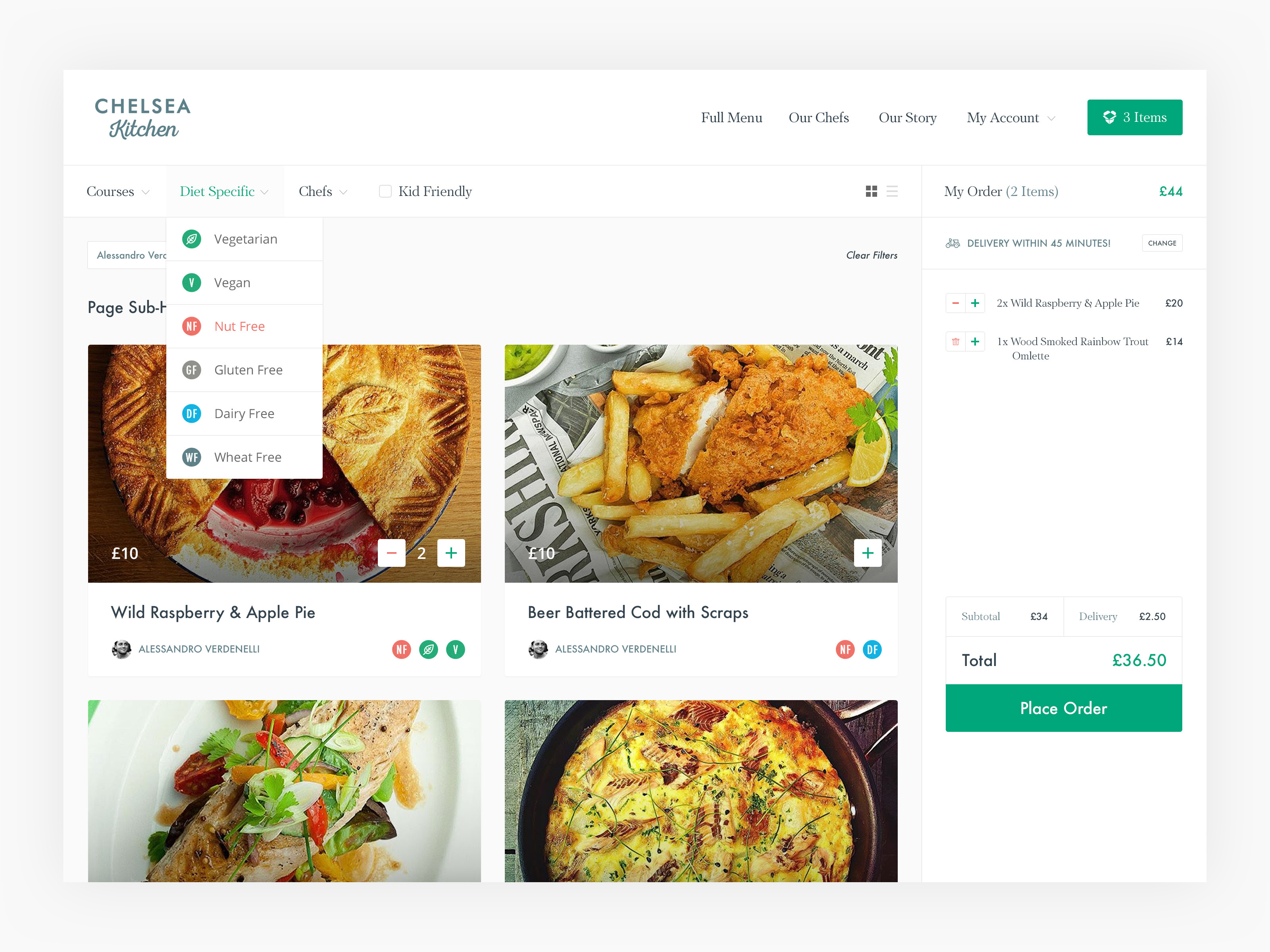 Chelsea Kitchen — High-end London food delivery from top chefs