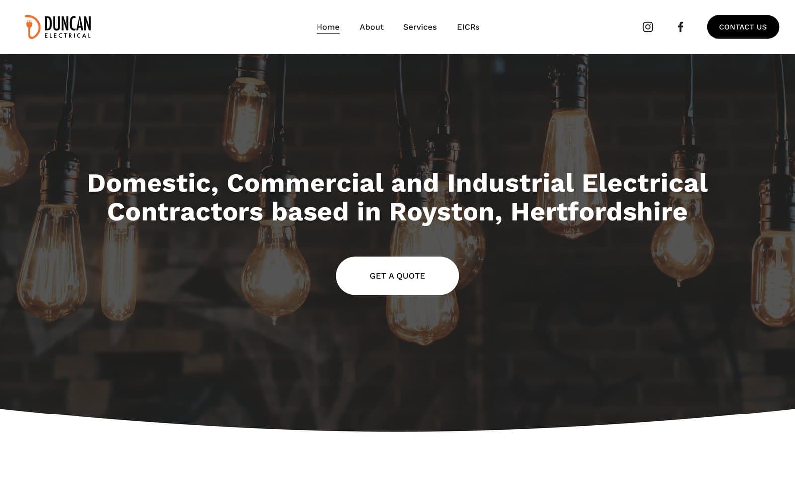 Duncan Electrical website